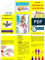 Folleto Campaña de Vacunacion Paola Jaimes