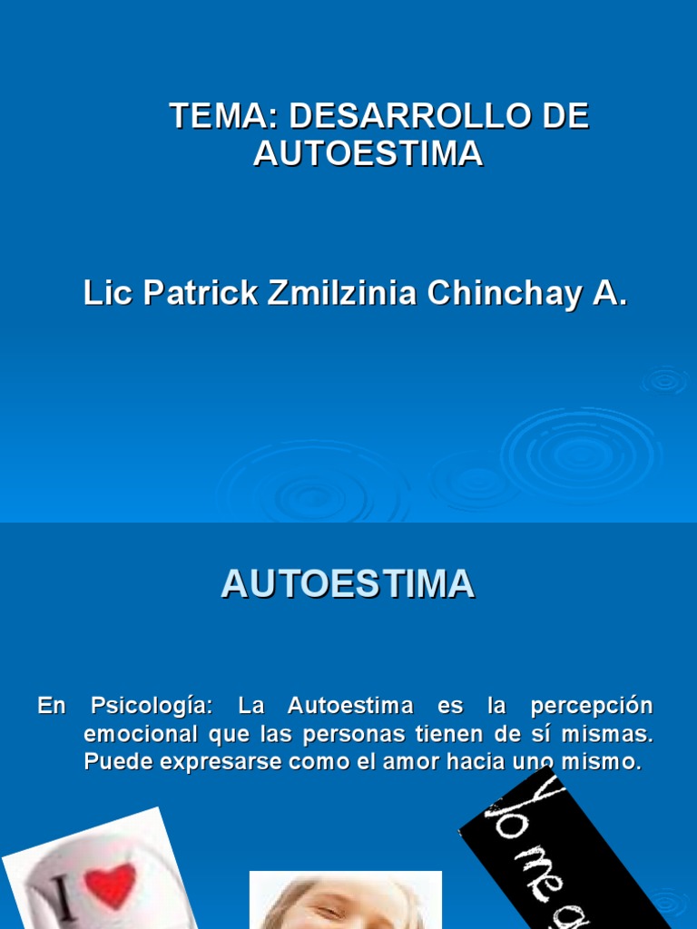 Desarrollo de la Autoestima | PDF | Autoestima | Metafísica de la mente