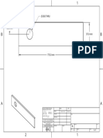 Cylindrical part with through hole and chamfered edges