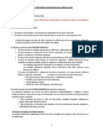 Decisiones Financieras de Largo Plazo. Administrador Financiero