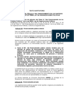 Texto Final Financiamiento de Organizaciones Políticas PDF