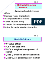 Chapter 14: Capital Structure Decisions