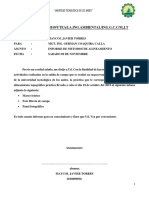 Formato de Informe de Practicas de Topografia PDF