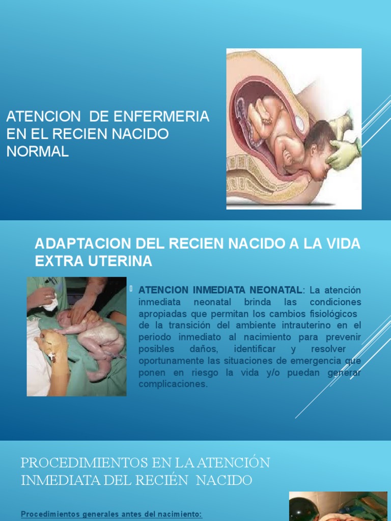 Atencion de Enfermeria Al Recien Nacido Normal | Descargar gratis PDF ...