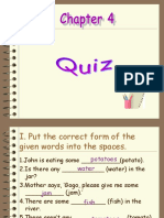 Correct forms of words and quantifiers practice test