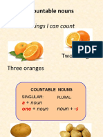 Countable Uncountable Nouns