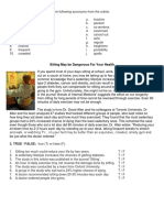 SYNONYM MATCH: Match The Following Synonyms From The Article