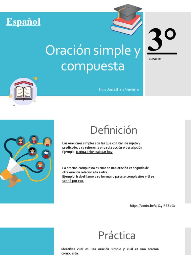 Oraciones Simples y Compuestas: Definición y Ejemplos | PDF
