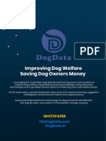 Improving Dog Welfare Saving Dog Owners Money: Dogdata - Io