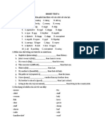 1. Khoanh tròn vào từ có phần phát âm khác với các chữ cái còn lại