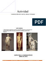 Actividad Arte Griego-Romano y Egipcio Comparacion