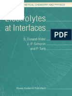 Electrolytes at Interfaces PDF