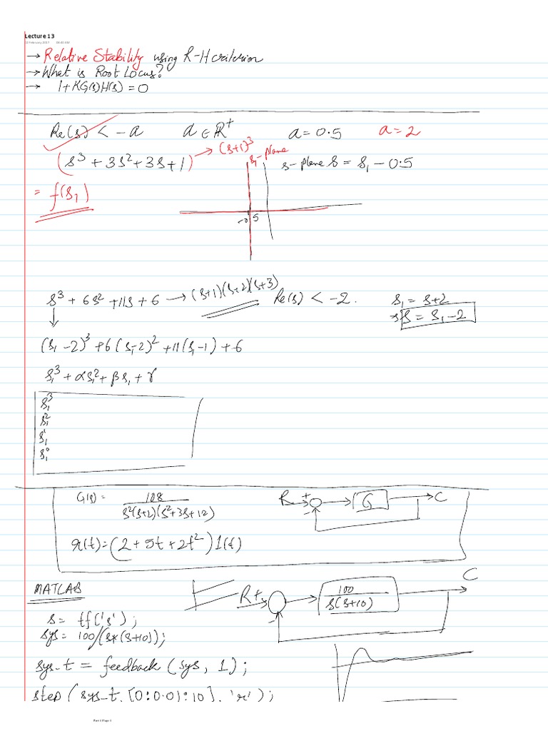 Lecture 13 Notes - February 2017 | PDF