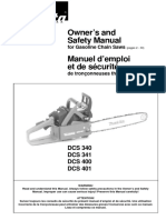 DCS 340 Makita Chainsaw PDF