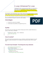 7-Jagged Array and Enhanced Forloop-21-Jul-2020Material I 21-Jul-2020 Lecture4.1enhanced Forloop