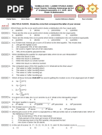 Grade 10 Math Exam 4th