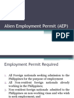 Alien Employment Permit AEP PDF