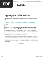 Hypnagogic Hallucinations: Causes, Symptoms, and More