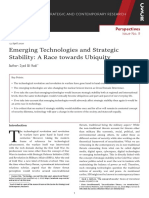 Emerging Technologies and Strategic Stability A Race Towards Ubiquity PDF