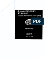 Surgeon Generals Workshop 1988 Health Promotion and Aging