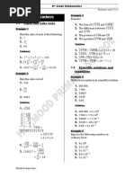 Chapter 1: Numbers: 8 Grade Mathematics Summary Notes Vo.1