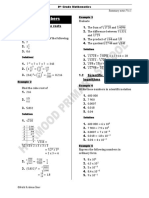 Chapter 1: Numbers: 8 Grade Mathematics Summary Notes Vo.1