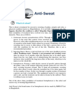 Anti-Sweat: What Is It About?