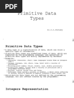 1 - Primitive Data Types (2019) - 2