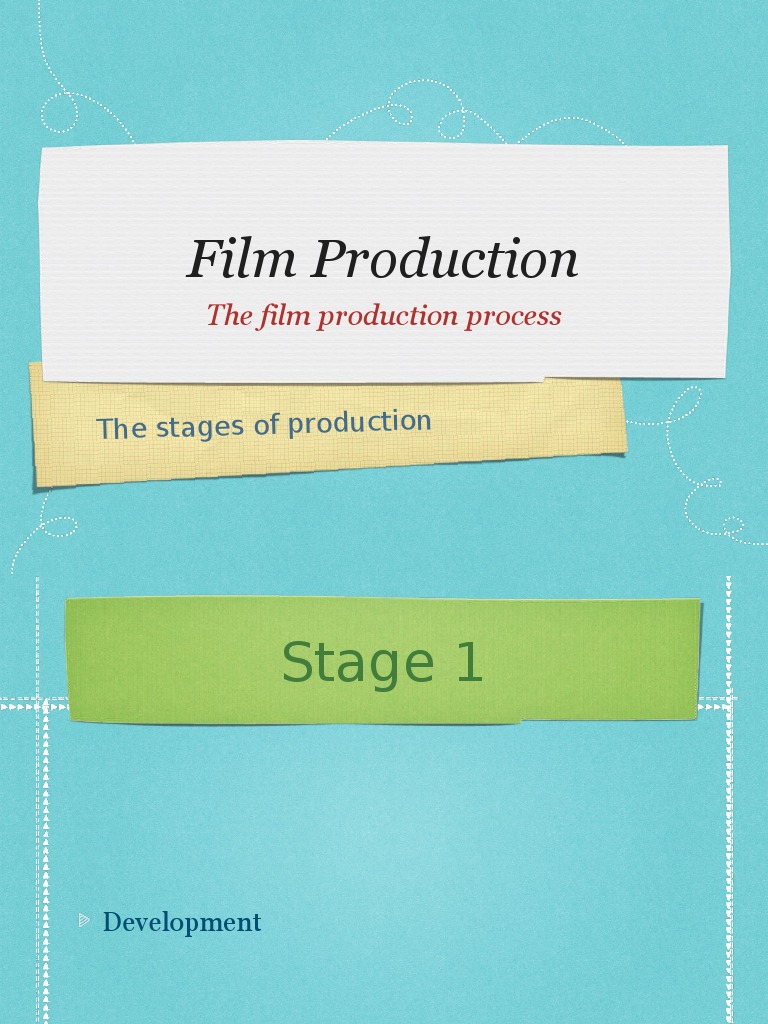 The Film Production Process | PDF | Film Production | Screenplay