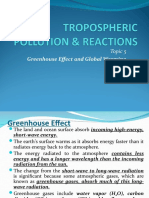 Greenhouse Effect and Global Warming: Topic 5
