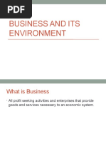 Business and its environment Chapter  2 (1)