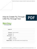 How To Create Fly Through Using The CAD Fly Through Tool - OpenRoads - OpenSite Wiki - OpenRoads - OpenSite - Bentley Communities