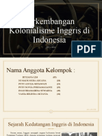 Perkembangan Kolonialisme Inggris Di Indonesia