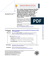 Restricted Epitopes Identified from the Herpes Simplex Virus Tegument Protein VP11/12