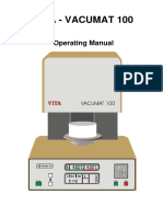 Vita - Vacumat 100: Operating Manual