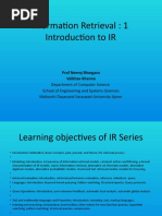 Information Retrieval 1 Introduction To IR