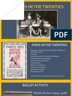 Trends in the Twenties: Paris Ballets and the Dawn of Neoclassicism