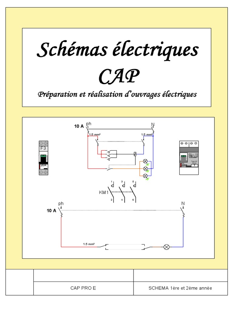 Schéma Câblage Interrupteur Crépusculaire Sur Un Interrupteur Horaire Schemas Electriques Dossier 1 Le Batiment | PDF | Équipement | Composant