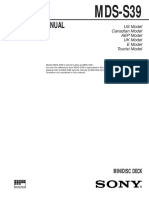 Minidis Sony MDS-S39 PDF