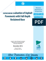 Structural Evaluation of Asphalt Pavements With Full-Depth Reclaimed Base