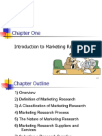 Chapter One: Introduction To Marketing Research