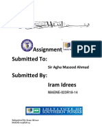 Assignment.2 Iram Idrees PDF