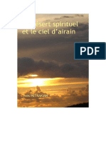 Désert spirituel et ciel d'airain - Yves Petrakian