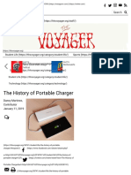 The History of Portable Charger - The Voyager
