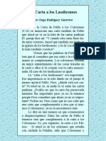 La Carta A Los Laodicenses PDF