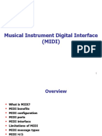 Musical Instrument Digital Interface (MIDI)