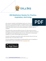 Meditation Quotes - LiveAndDare PDF
