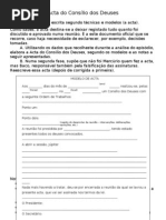 6 - Acta Do Consílio Dos Deuses