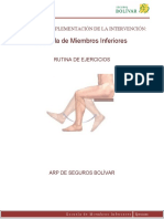 Ejercicios Escuela Miembros Inferiores PDF