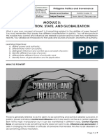 PPG Module 3 - Power and State, Nation, Globalization PDF